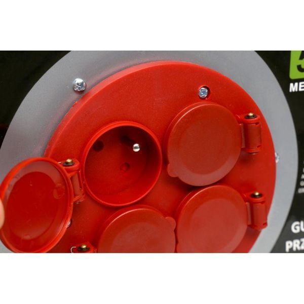 Подовжувач на котушці з розеткою 50 м Kraft&Dele KD4022 подовжувач на котушці KD-KD4022 фото