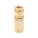 Соединение быстросъемное усиленное с фиксатором FT 3/8" (латунь) SIGMA (7021651) SG-7021651 фото 1