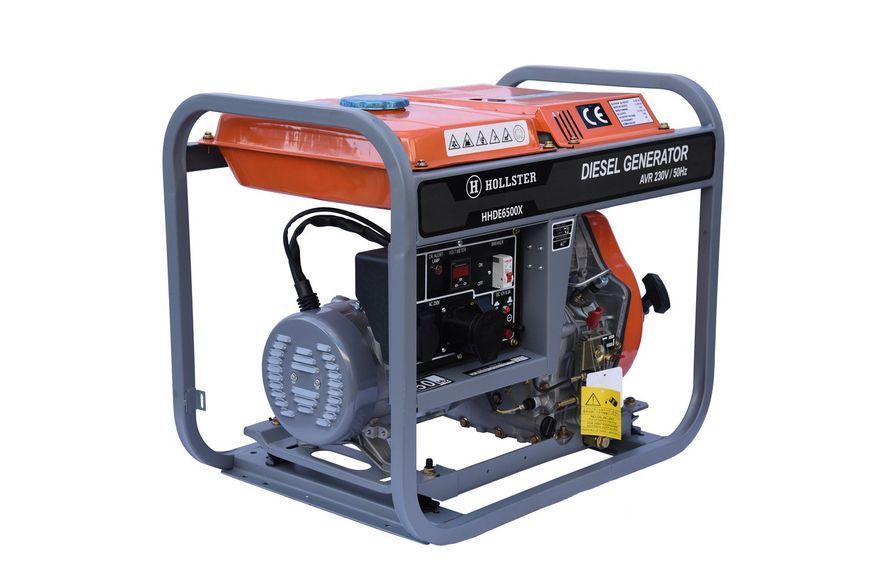 Генератор дизельний HOLLSTER HHDE6500X 6.0/6.5кВт, 220В VIO-HHDE6500 фото