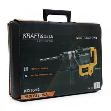 Перфоратор відбійник бочковий 2300 Вт Kraft&Dele KD1692 потужний бочковий перфоратор KD-KD1692 фото
