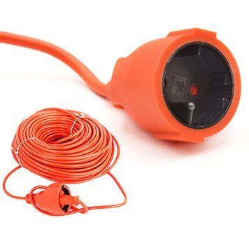 Подовжувач мережевий 50 м Kraft Dele KD4016 будівельний садовий подовжувач KD-KD4016 фото