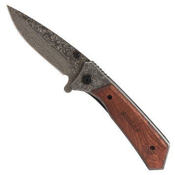 Ніж розкладний 122мм (рукоятка дерево) SIGMA (4375821) SG-4375821 фото