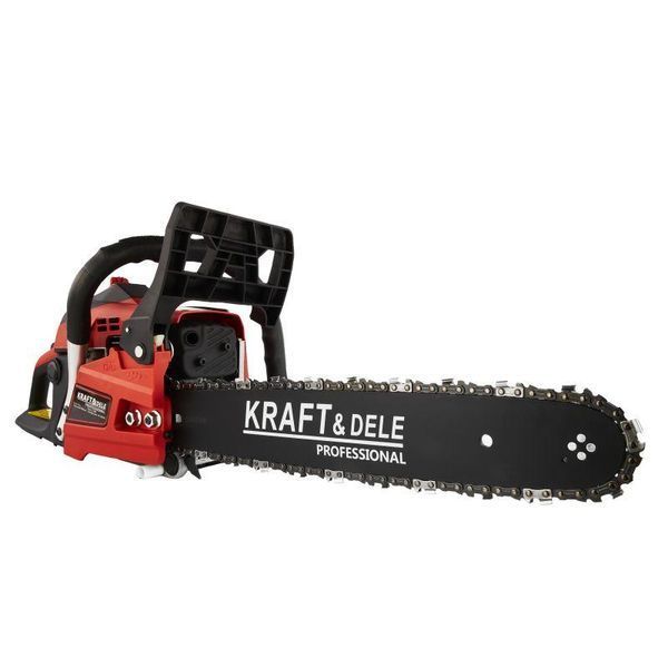 Бензопила для обрізки гілок 4,3 к. с./40 см Kraft&Dele KD5014 бензинова ланцюгова пила KD-KD5014 фото