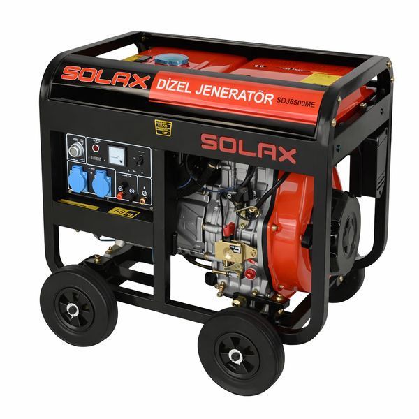 Дизельний генератор SOLAX 6.0-6.5 кВт генератор на дизельному топливі генератор для дому VIO-SX913027 фото