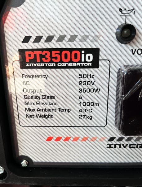 Генератор бензиновый Okaуama PT-З500IO 2.8кВт/3.5кВт, ручной старт VIO-PT-З500IO фото